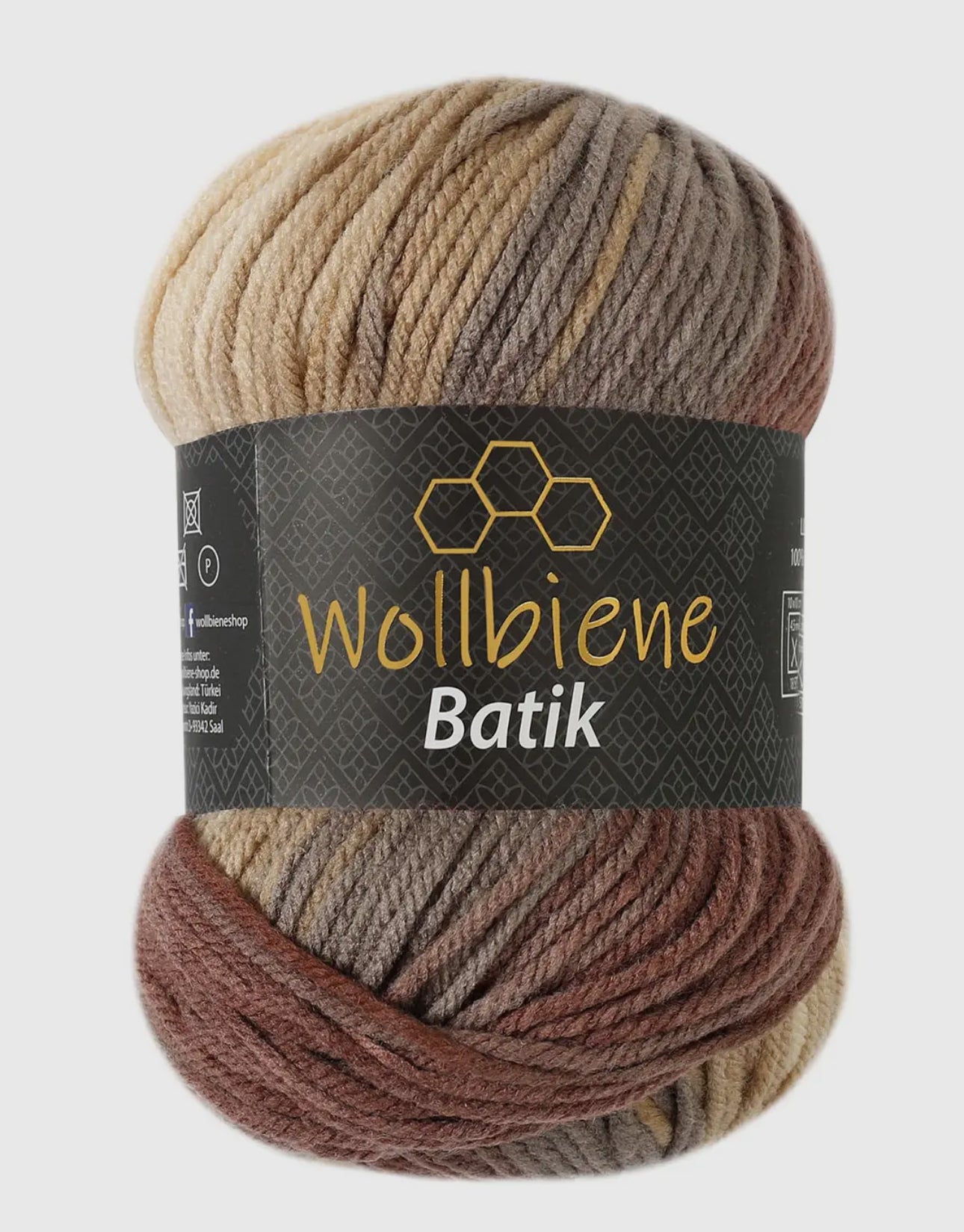 Wollbiene Batik Aran 100G