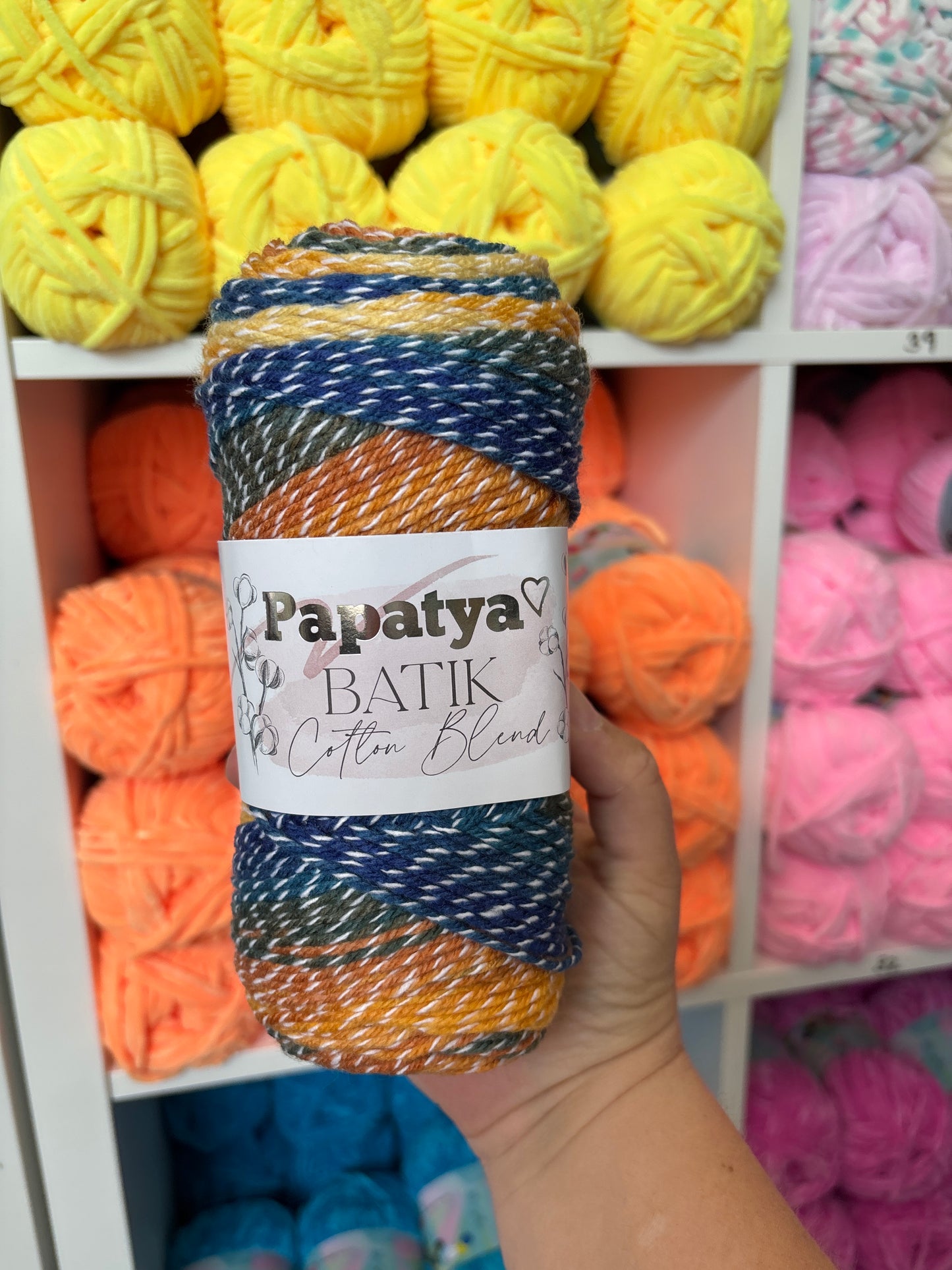 Papatya Batik Cotton Blend DK 100G (PACK OF 5)