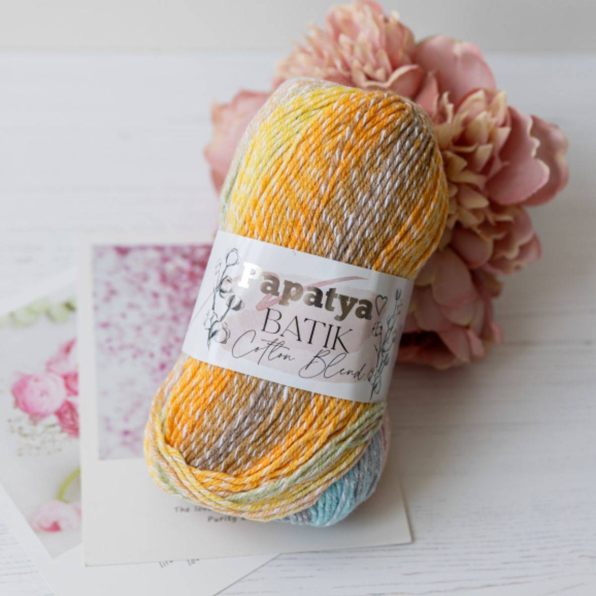 Papatya Batik Cotton Blend DK 100G (PACK OF 5)