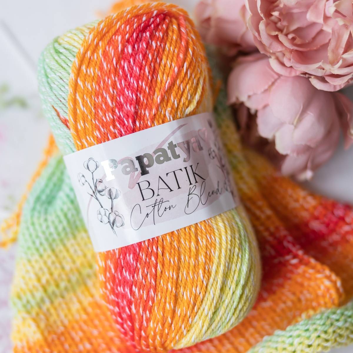 Papatya Batik Cotton Blend DK 100G (PACK OF 5)