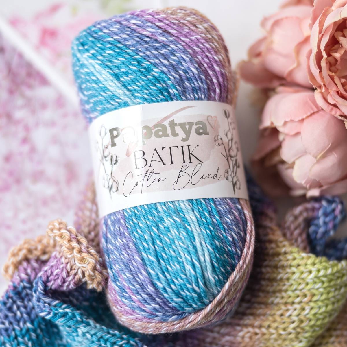 Papatya Batik Cotton Blend DK 100G (PACK OF 5)