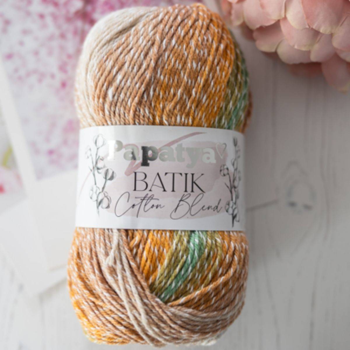 Papatya Batik Cotton Blend DK 100G (PACK OF 5)