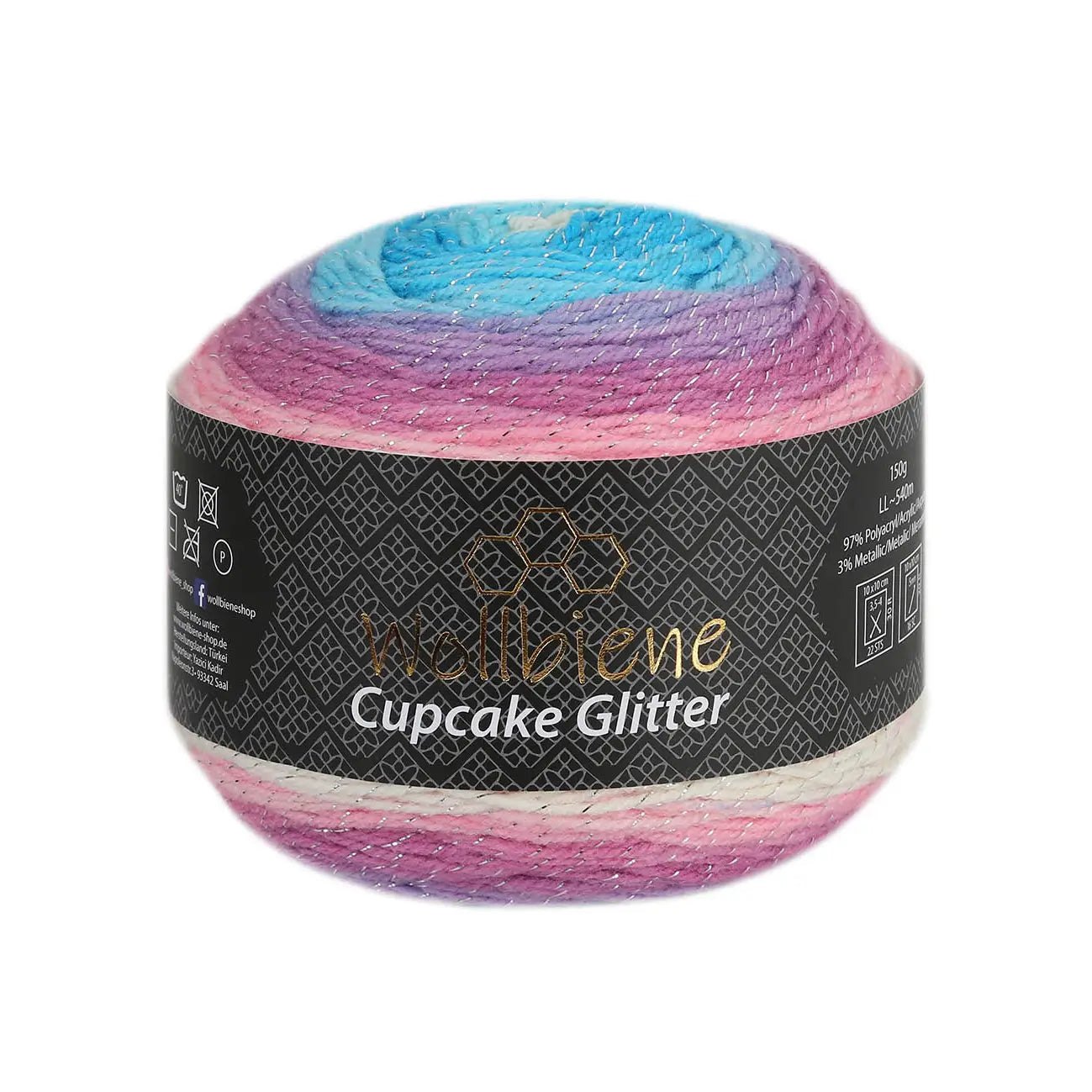 3x Glitter Cake 150G Aran (PACK OF 3)