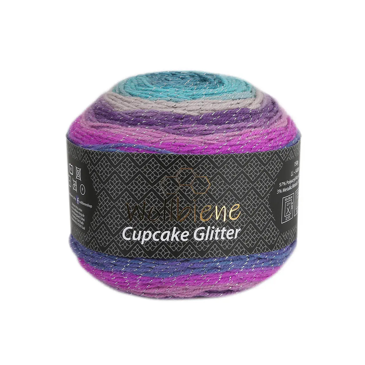 3x Glitter Cake 150G Aran (PACK OF 3)