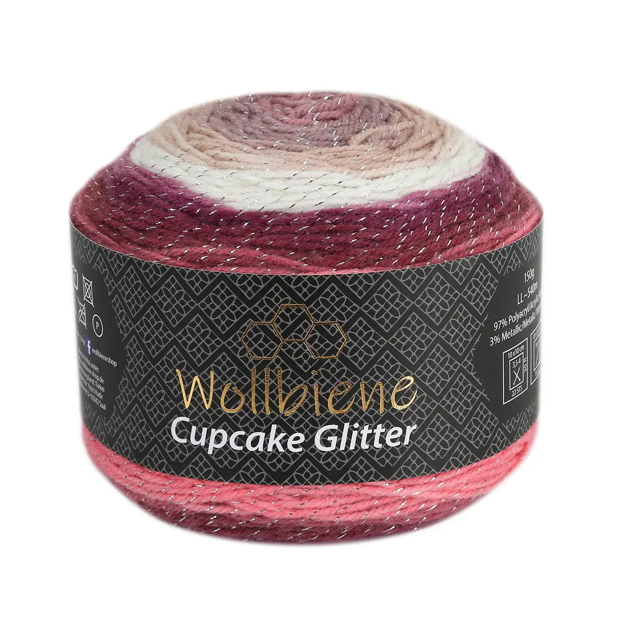 3x Glitter Cake 150G Aran (PACK OF 3)