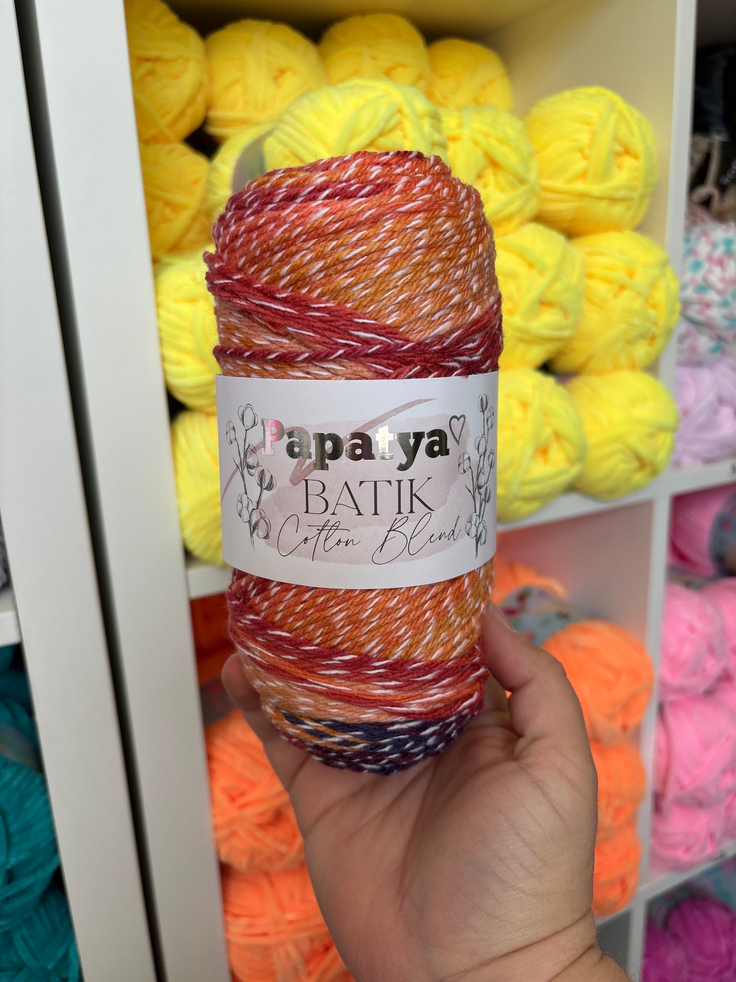 Papatya Batik Cotton Blend DK 100G (PACK OF 5)