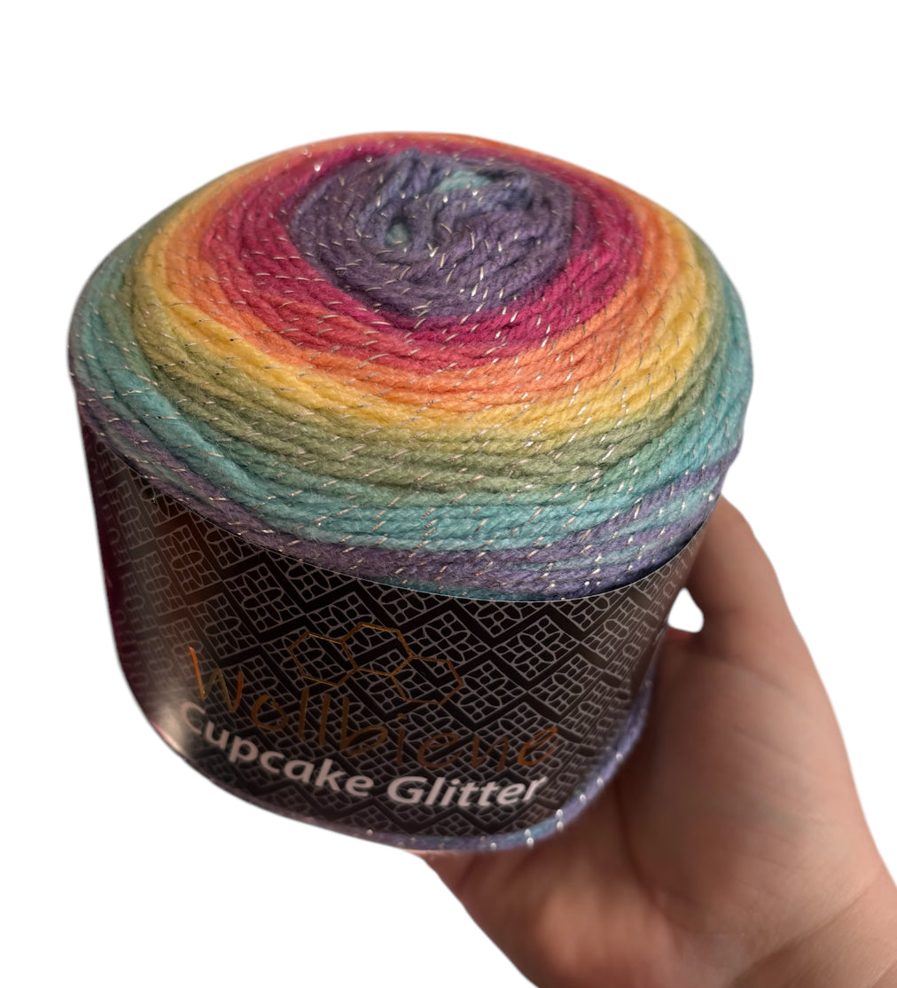 3x Glitter Cake 150G Aran (PACK OF 3)