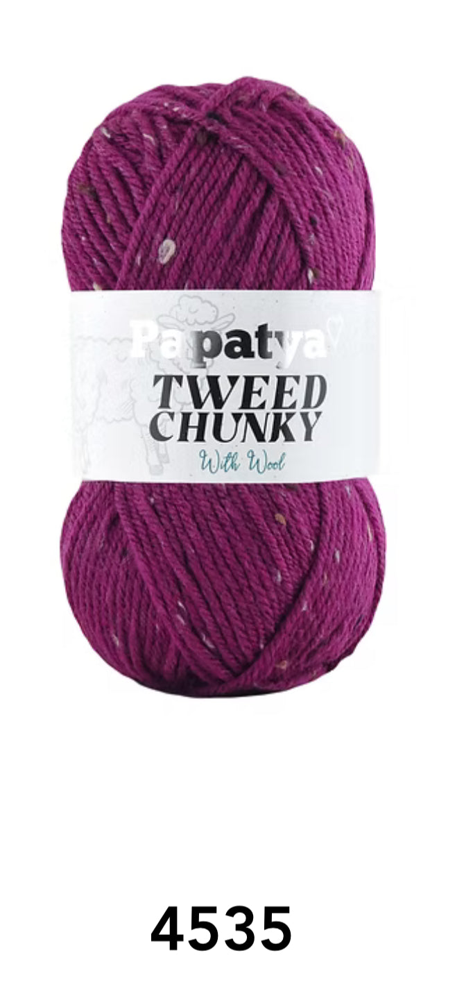 Papatya Chunky Tweed 100G (PACK of 5)