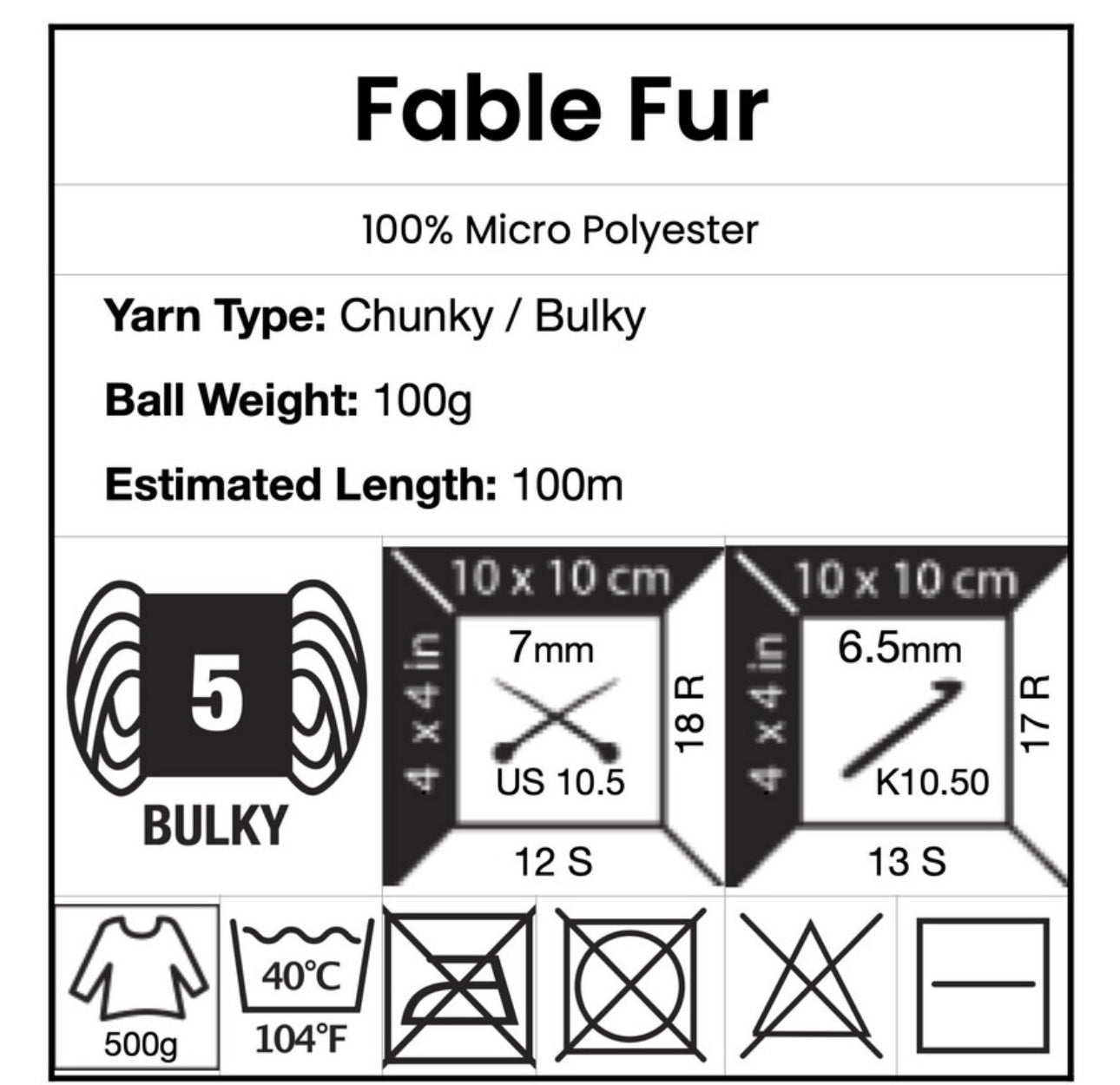 Fable Fur 100G