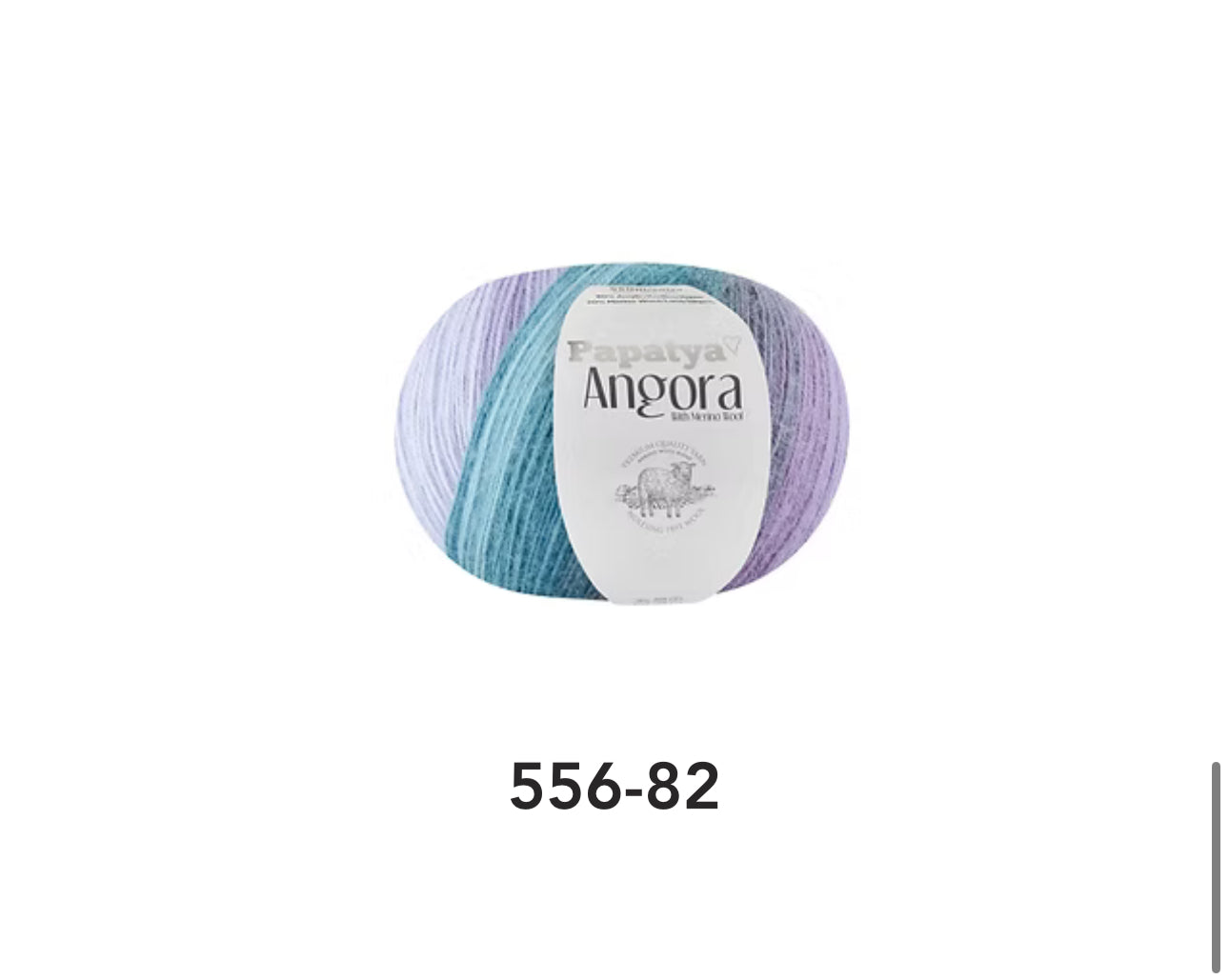 Angora Merino Quality Wool 100G