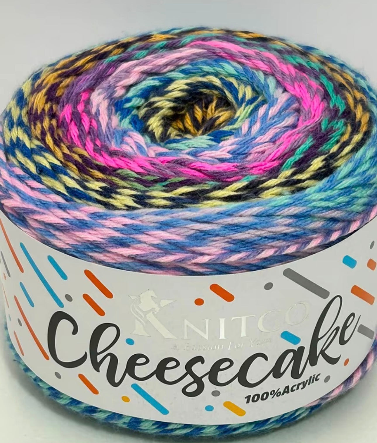 Knitco Cheesecake 1x 250G Aran-Lightweight Chunky 100% Acrylic