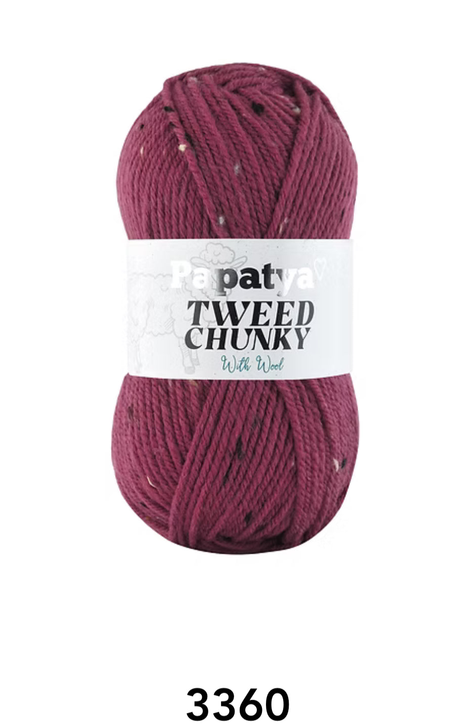 Papatya Chunky Tweed 100G (PACK of 5)