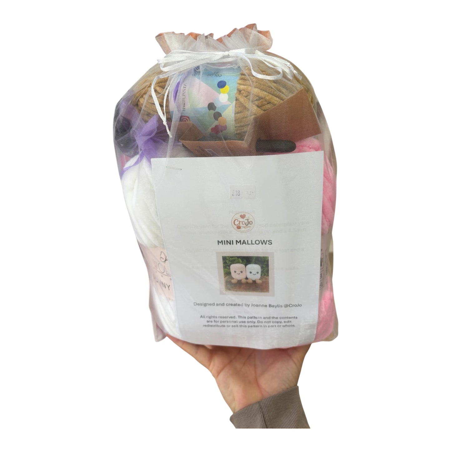 JUMBO Marshmallow Crochet Kit- By CroJo
