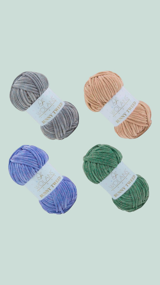 Wolans Bunny Tweed 100G Chenille
