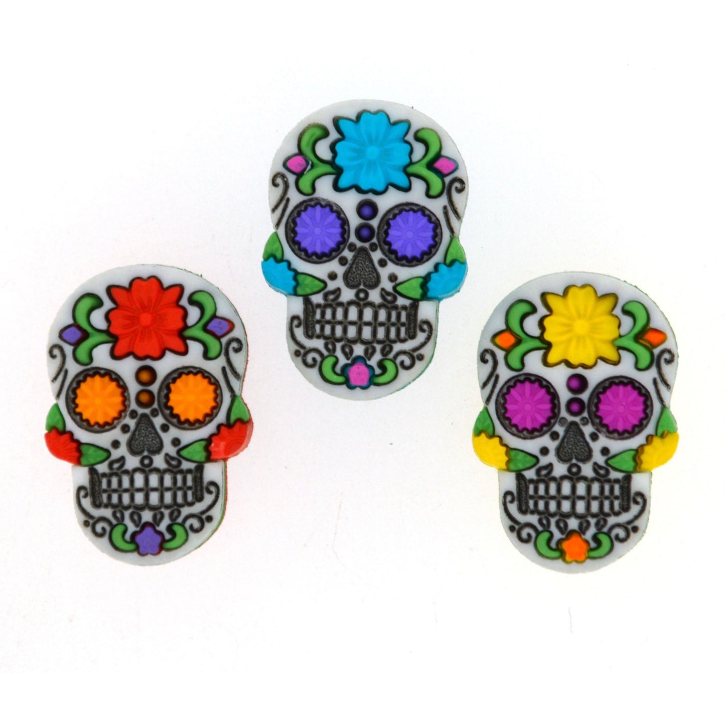 Buttons - Sugar Skulls