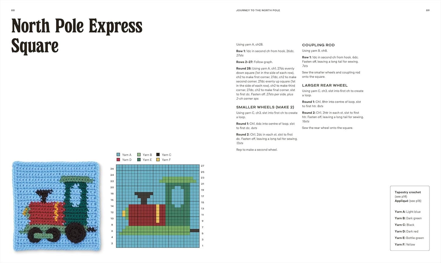 The Festive Granny Square Book: 50 Seasonal Designs to Crochet