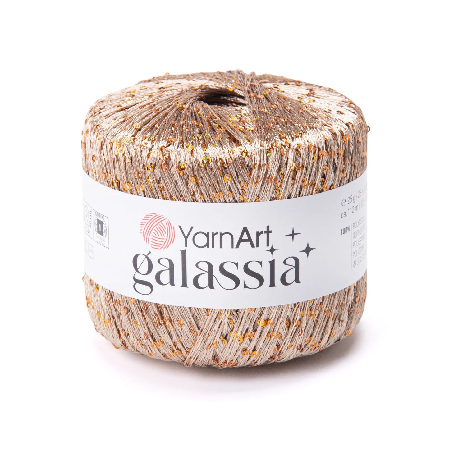 YARNART GALASSIA - 100% POLYESTER - 25G - 112M