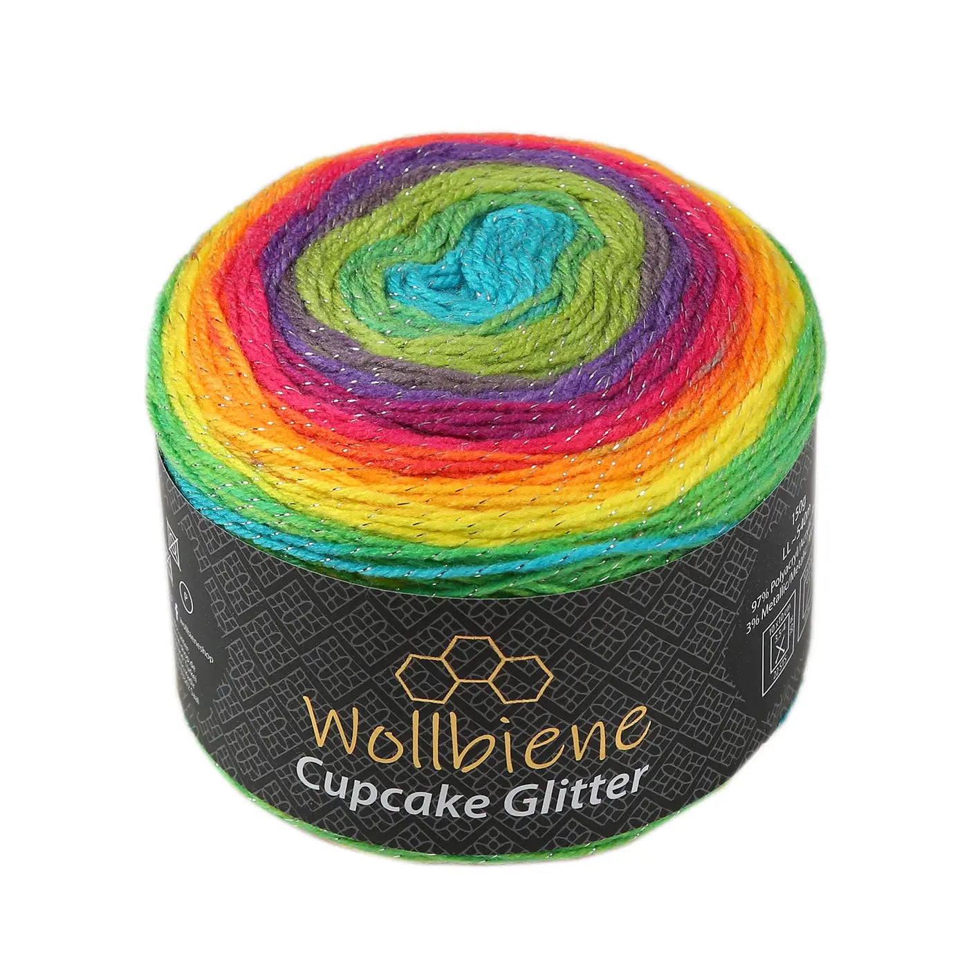 3x Glitter Cake 150G Aran (PACK OF 3)