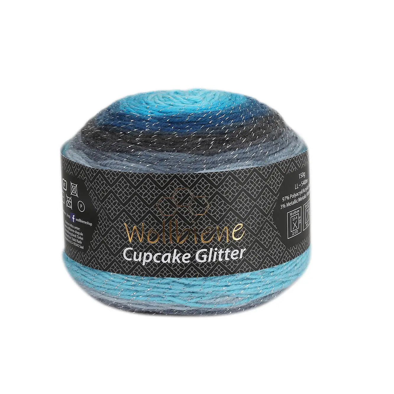 3x Glitter Cake 150G Aran (PACK OF 3)