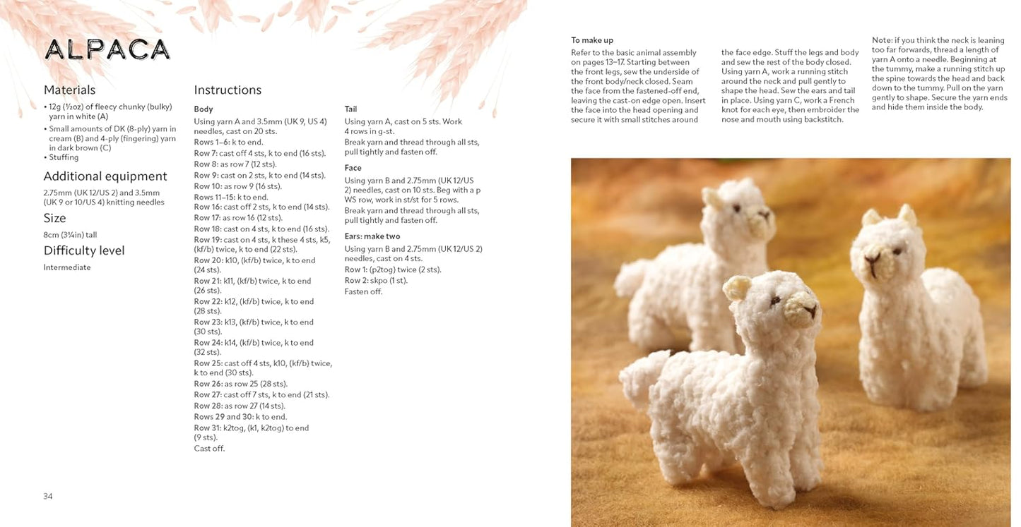 Knit a Mini Farmyard Hardback Book