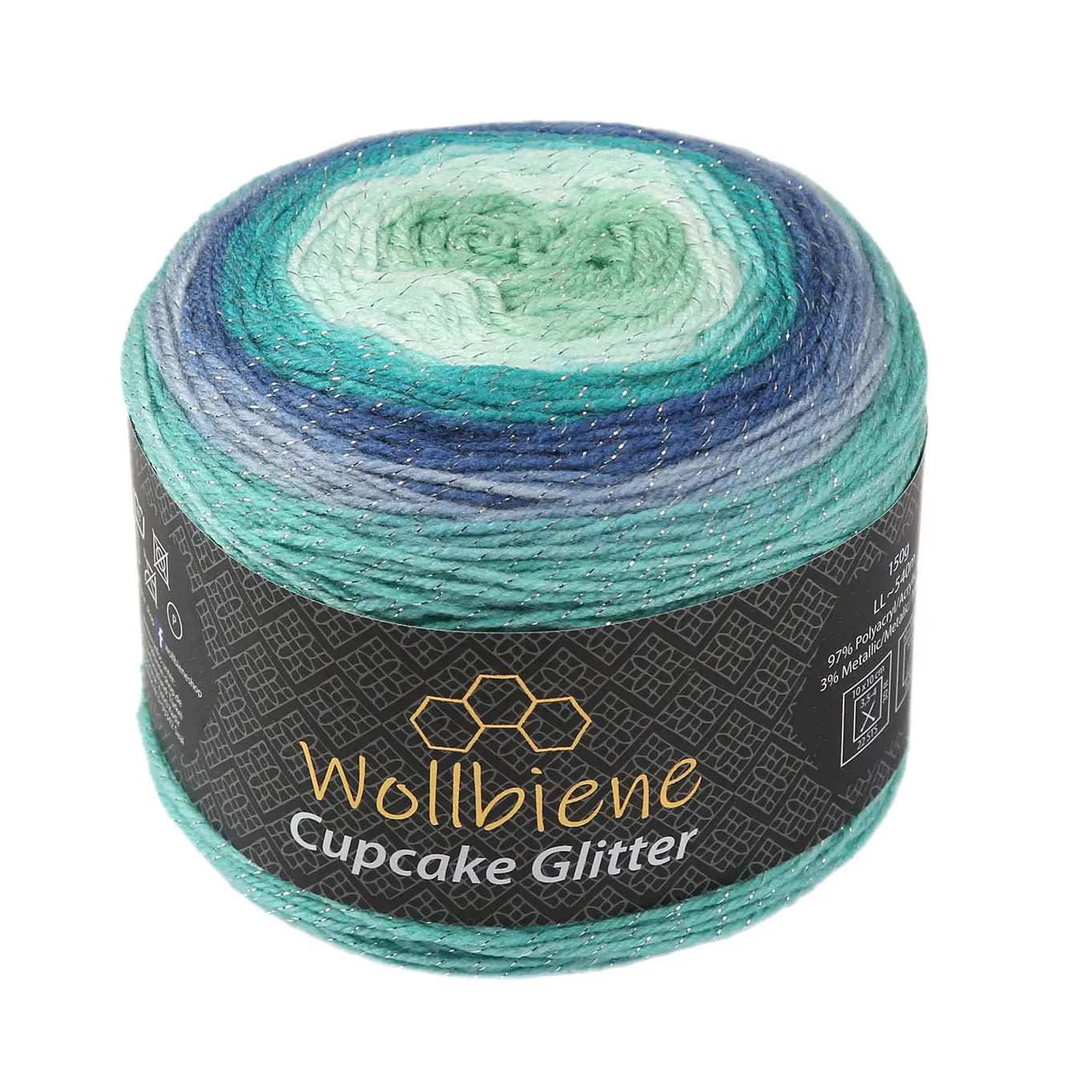 3x Glitter Cake 150G Aran (PACK OF 3)
