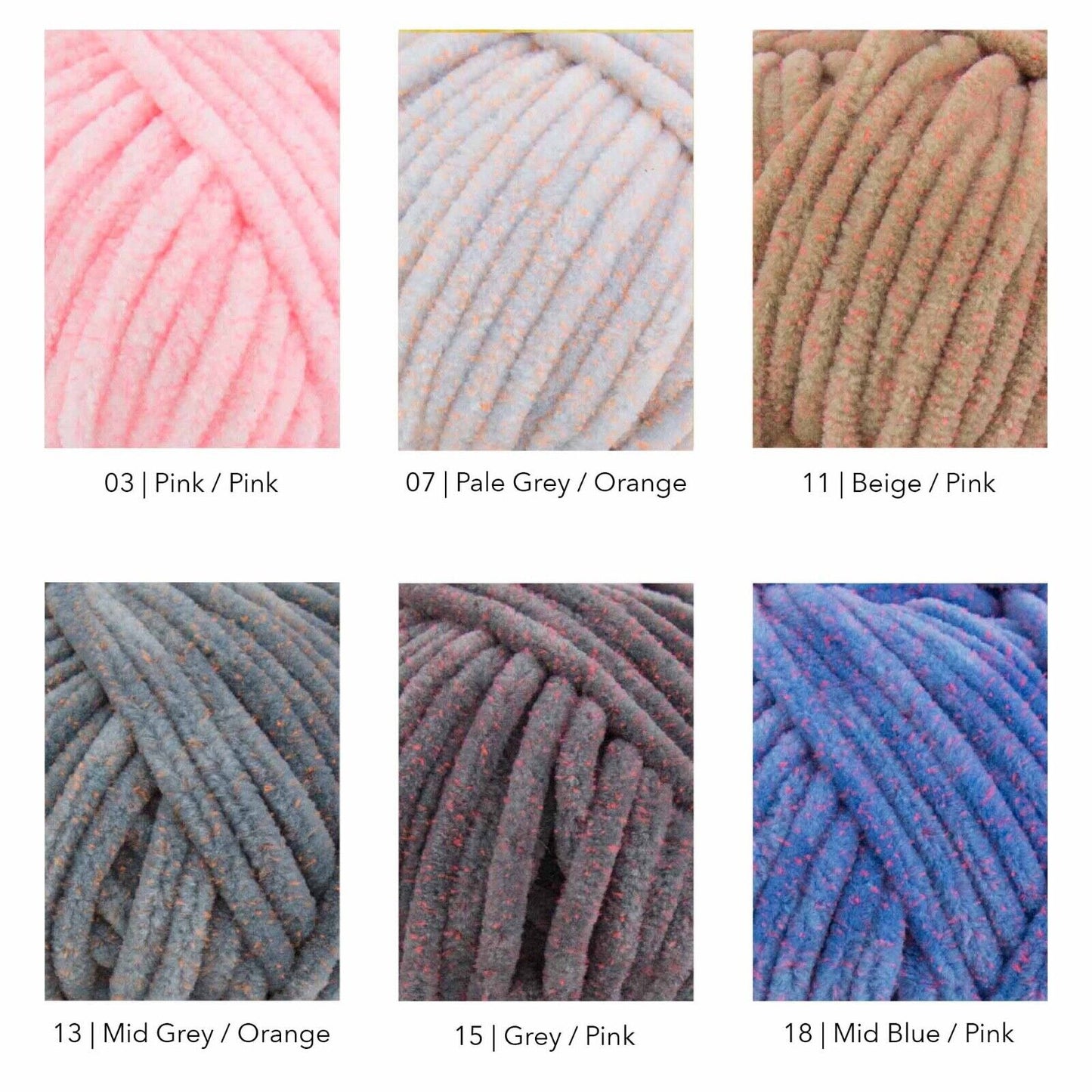 Wolans Bunny Tweed 100G Chenille