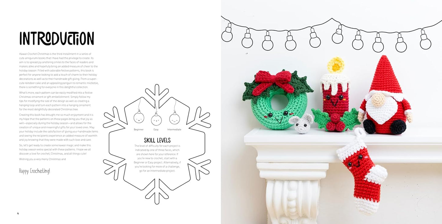 Kawaii Crochet Christmas Book