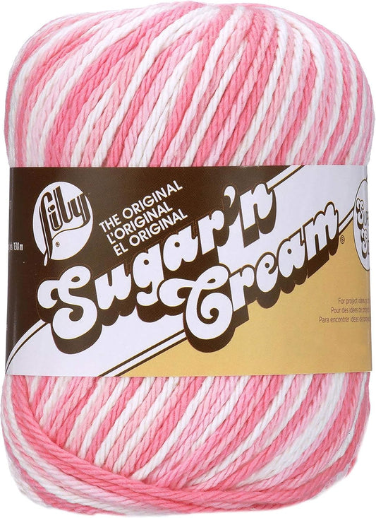 Lily Sugar and Cream Ombre- Cotton Yarn 57.6G