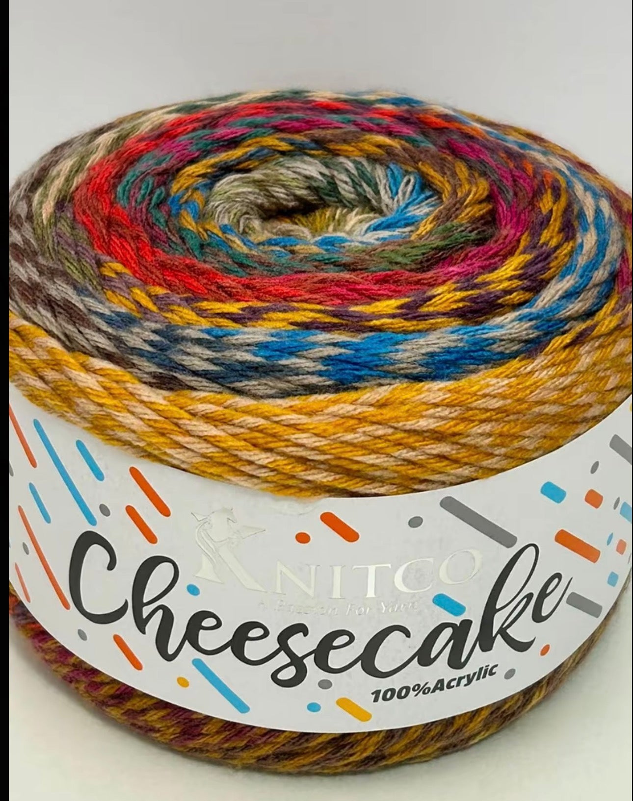 Knitco Cheesecake 1x 250G Aran-Lightweight Chunky 100% Acrylic