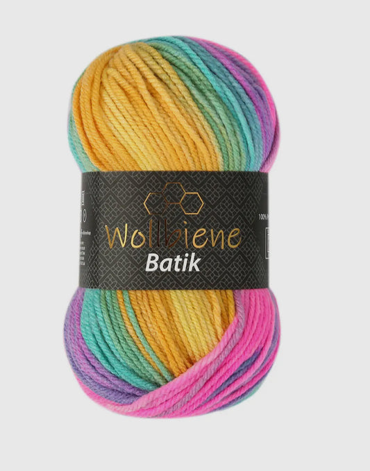 Wollbiene Batik Aran 100G