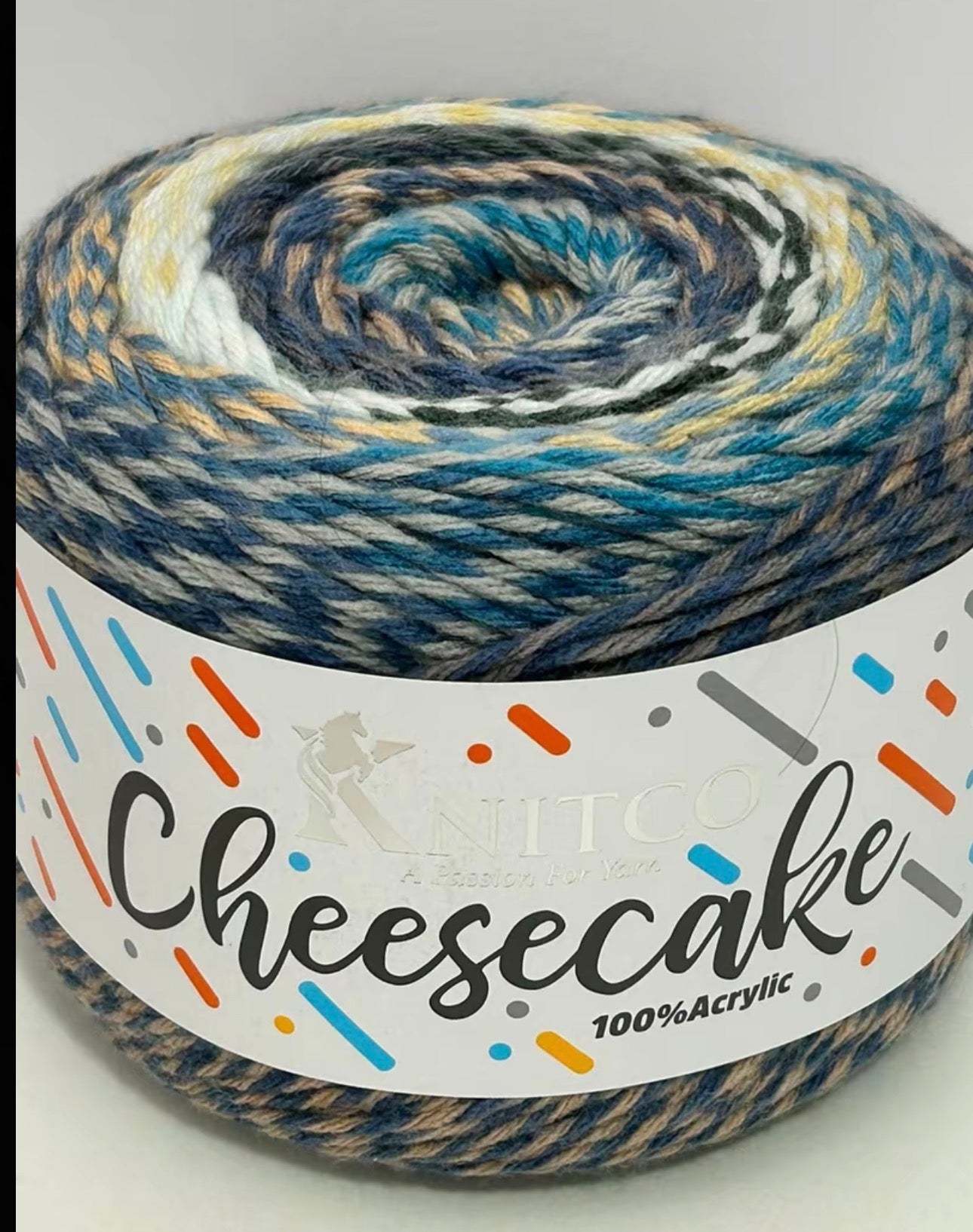 Knitco Cheesecake 1x 250G Aran-Lightweight Chunky 100% Acrylic