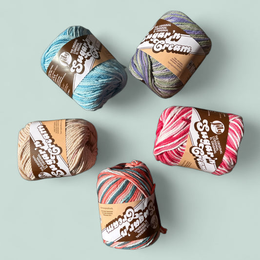 Lily Sugar and Cream Ombre- Cotton Yarn 57.6G