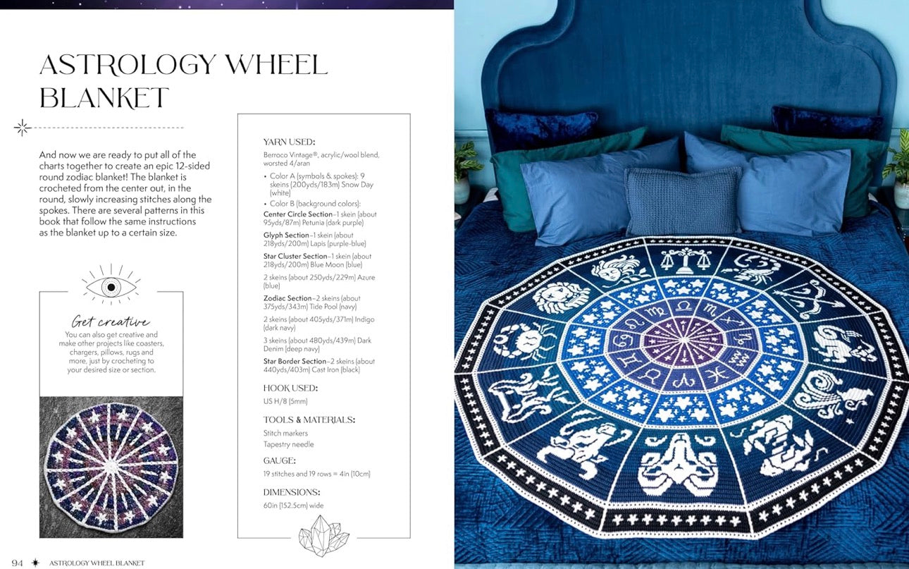 Zodiac Mosaic Crochet Book