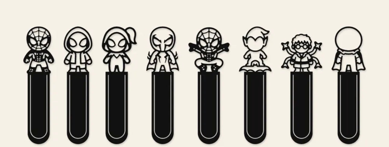8x Page Clip Bookmarks