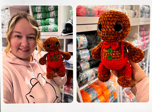 CROCHET PATTERN: Gingerbread Man