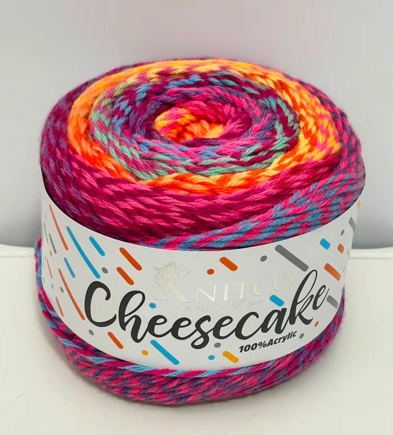 Knitco Cheesecake 1x 250G Aran-Lightweight Chunky 100% Acrylic