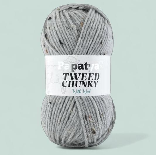 Papatya Chunky Tweed 100G