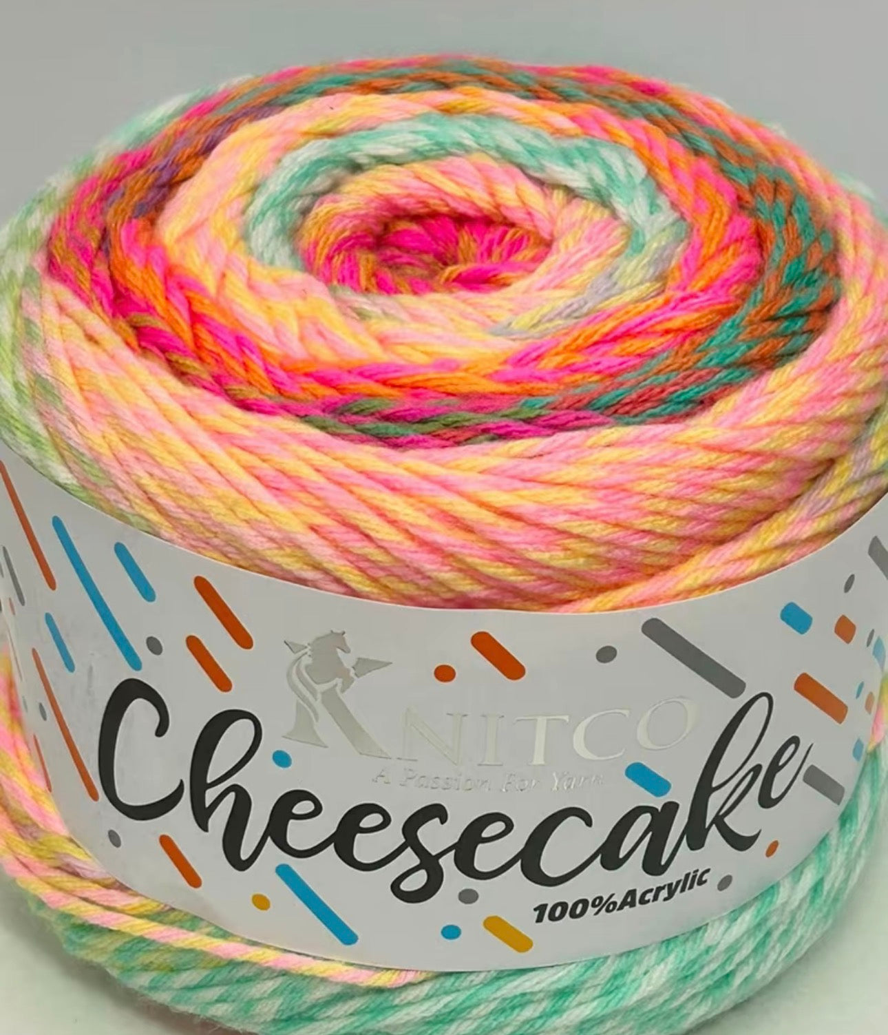 Knitco Cheesecake 1x 250G Aran-Lightweight Chunky 100% Acrylic