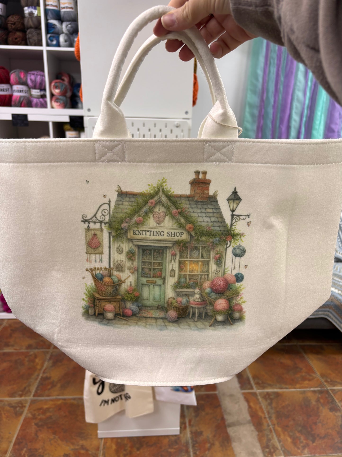 Large felt project bags