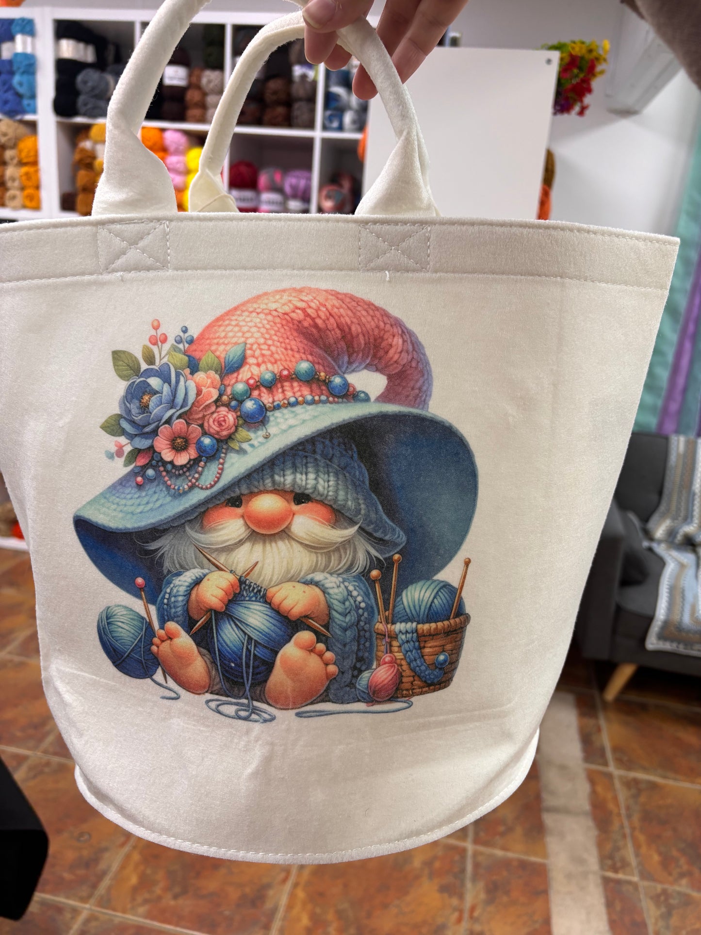 Large felt project bags