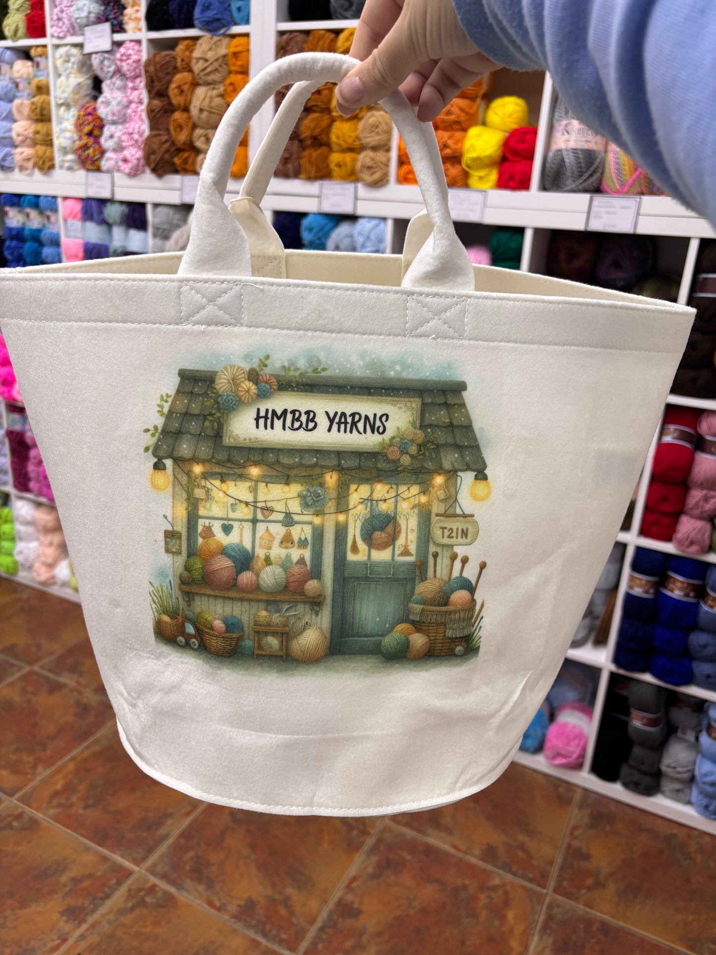 Large felt project bags