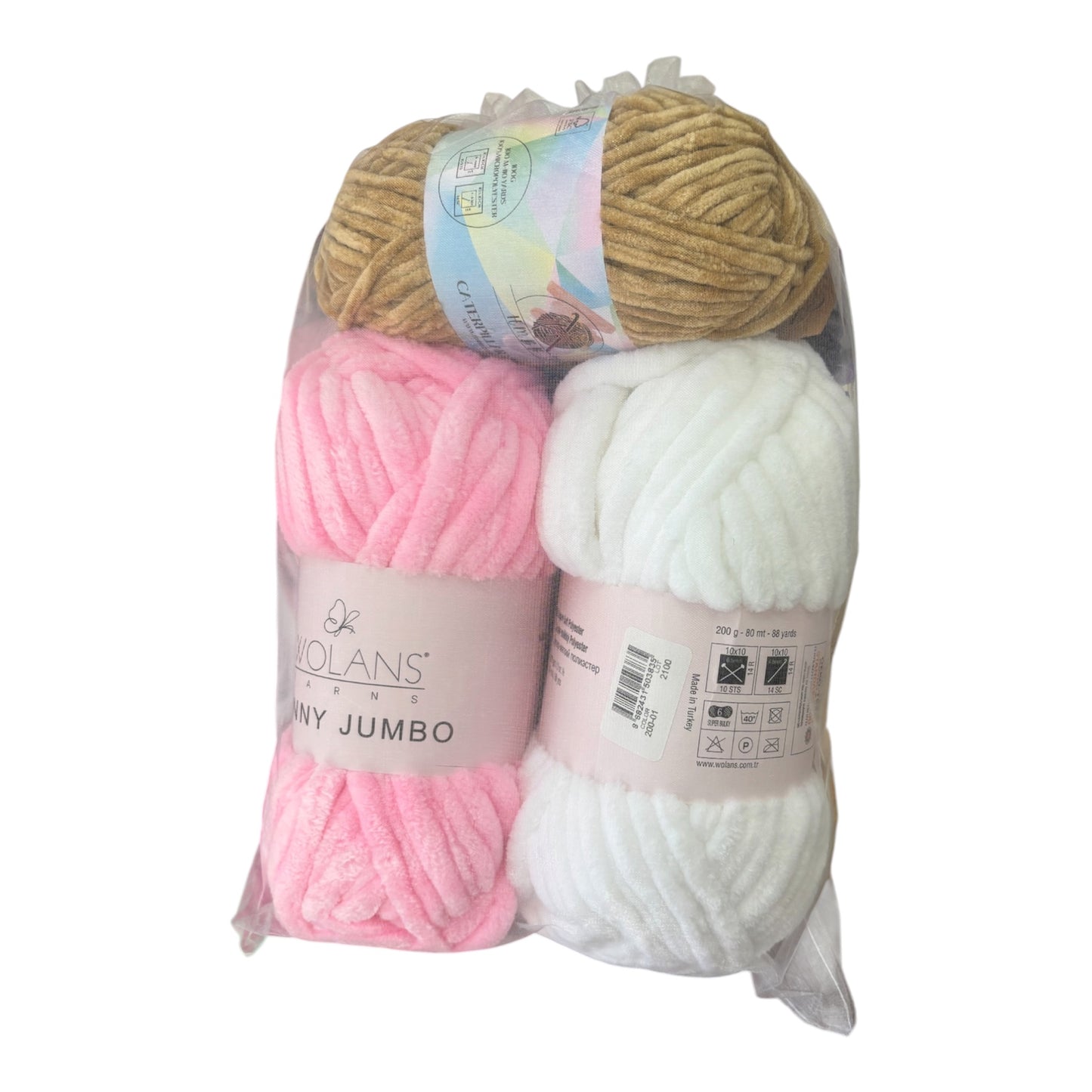 JUMBO Marshmallow Crochet Kit- By CroJo