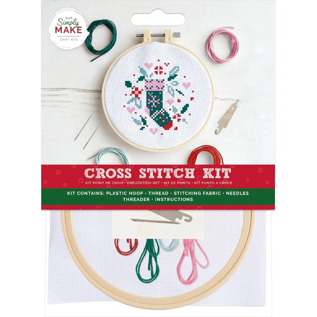 Christmas Cross Stitch Kits (125mm)