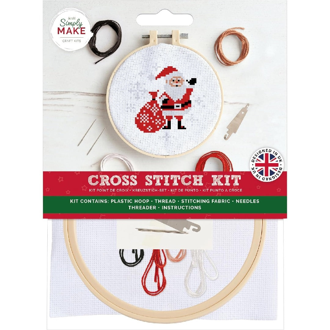 Christmas Cross Stitch Kits (125mm)