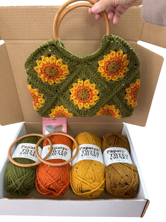 The Sunflower Tweed Bag Kit
