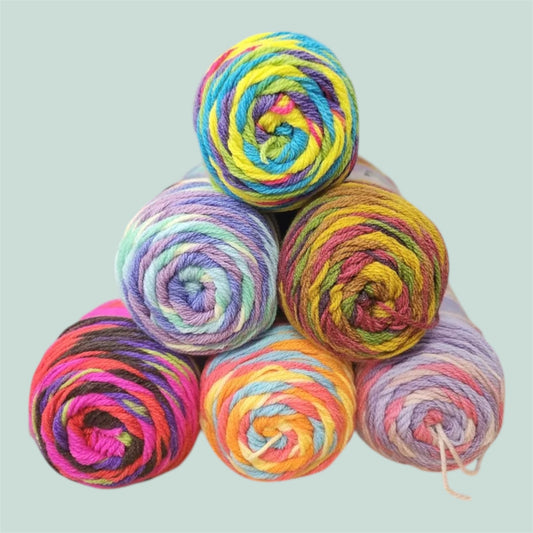 Aran Stripes 200G yarn balls