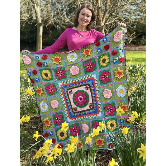Say It With Flowers CAL Pack - Yarn bundle DK crochet
