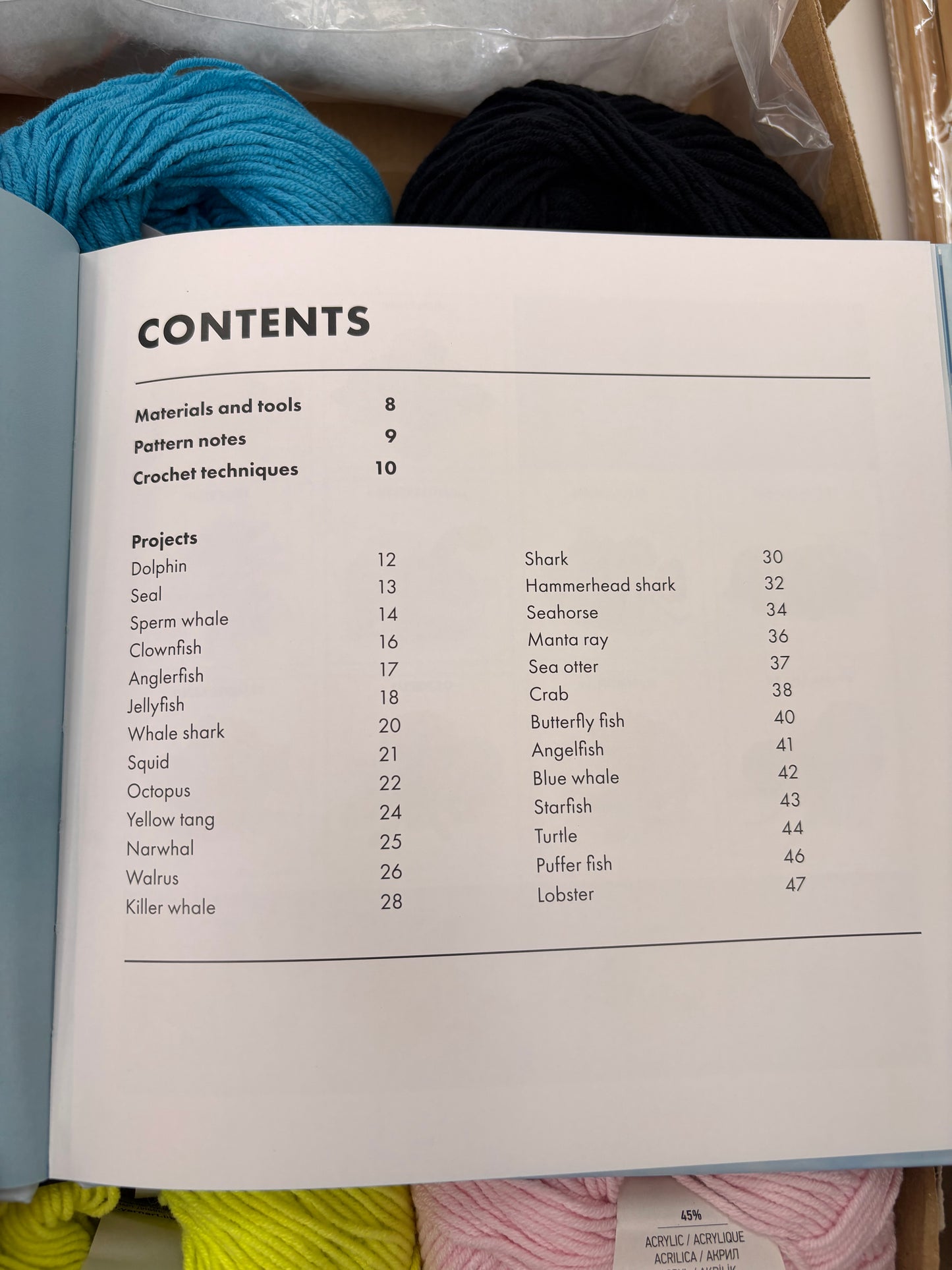 Crochet Mini Ocean Kit