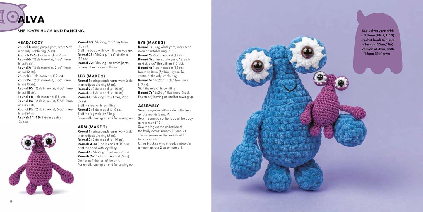 Mini Amigurumi Monsters: 26 tiny characters to crochet