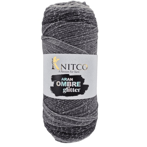 Aran Ombre Glitter 200G KnitCo
